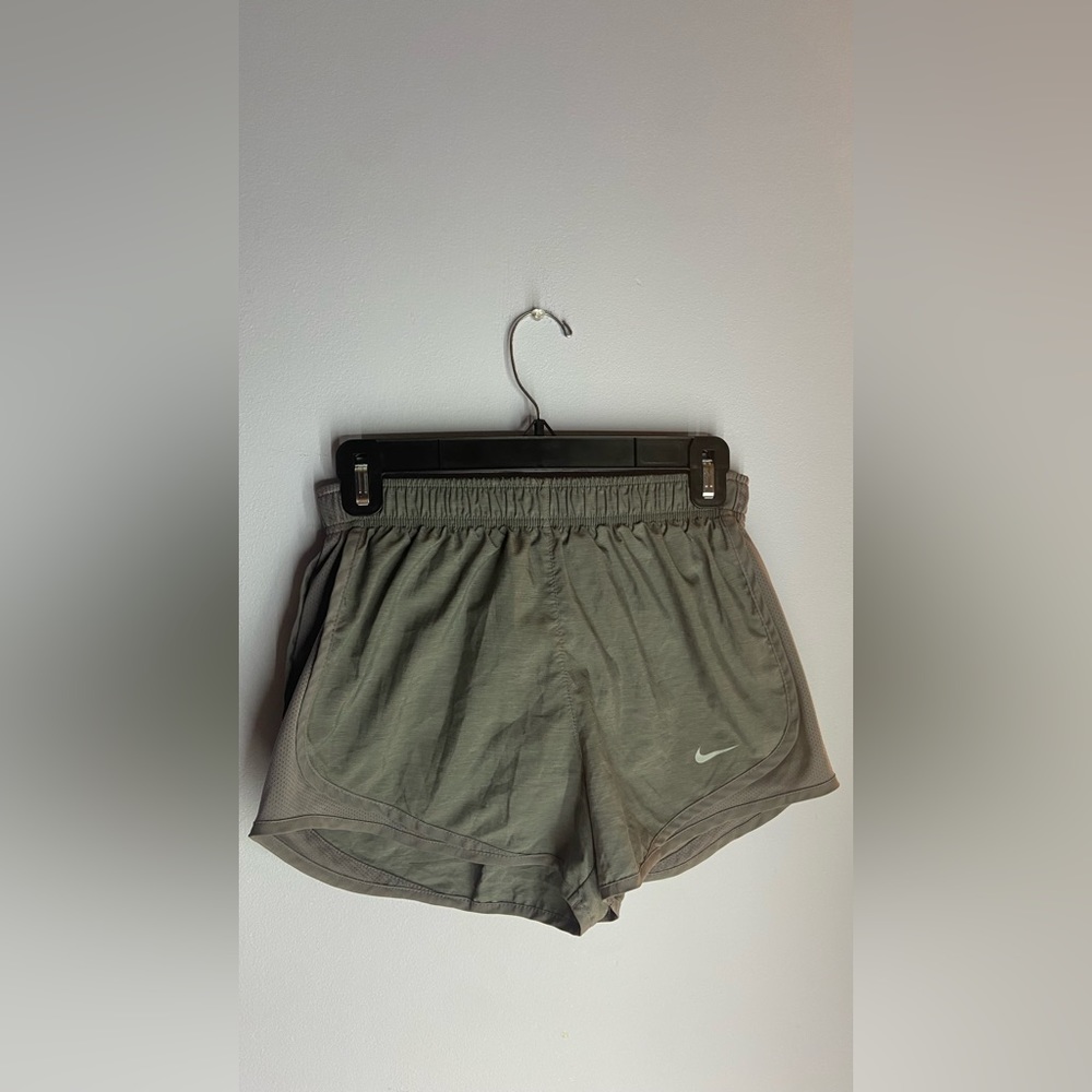 Grey athletic shorts